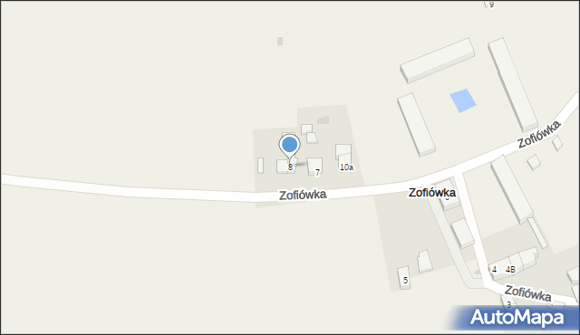 Zofiówka, Zofiówka, 8, mapa Zofiówka