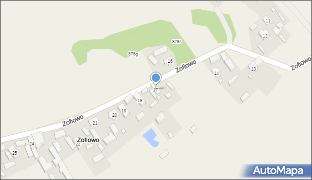 Zofiowo, Zofiowo, 17, mapa Zofiowo