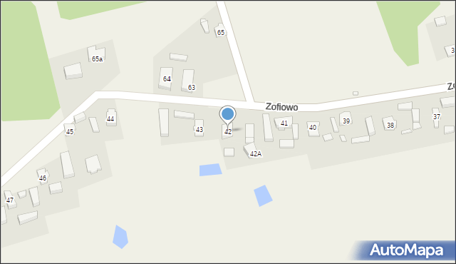 Zofiowo, Zofiowo, 42, mapa Zofiowo