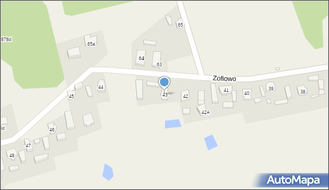 Zofiowo, Zofiowo, 43, mapa Zofiowo