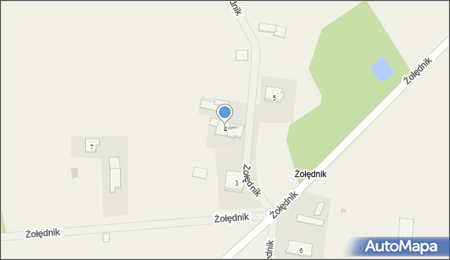 Żołędnik, Żołędnik, 4, mapa Żołędnik