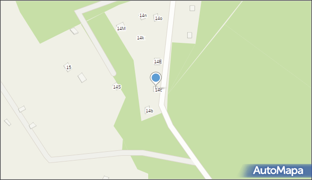 Żołędowo, Żołędowo, 16C, mapa Żołędowo