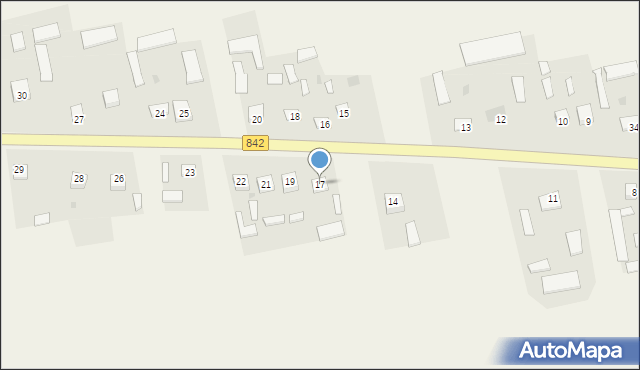 Żółkiew-Kolonia, Żółkiew-Kolonia, 17, mapa Żółkiew-Kolonia