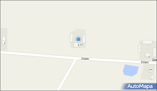 Zosin, Zosin, 9, mapa Zosin