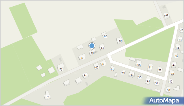 Zosinki, Zosinki, 66, mapa Zosinki