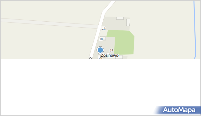 Zosinowo, Zosinowo, 20, mapa Zosinowo