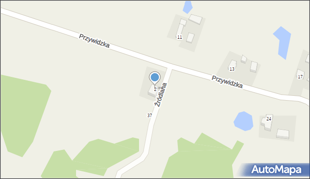 Kamela, Źródlana, 2, mapa Kamela