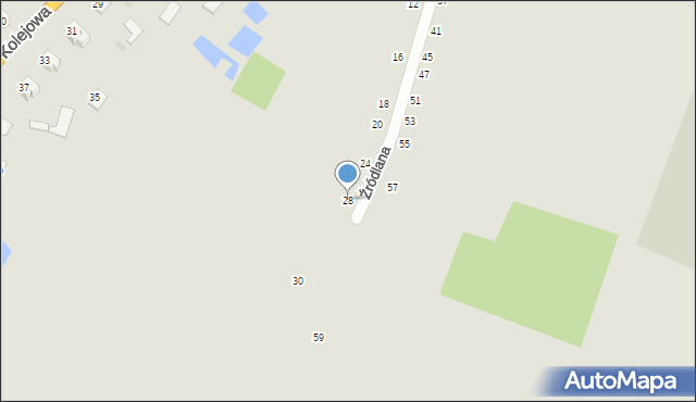 Kleszczele, Źródlana, 28, mapa Kleszczele