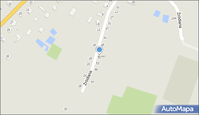 Kleszczele, Źródlana, 51, mapa Kleszczele