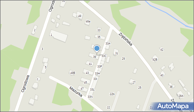 Połaniec, Zrębińska, 39/1, mapa Połaniec