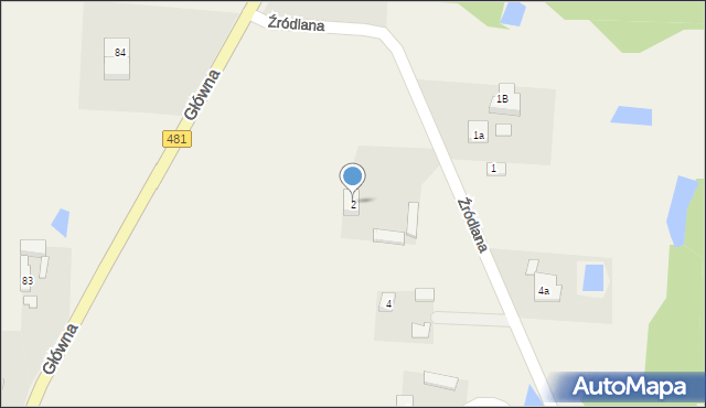 Pruszków, Źródlana, 2, mapa Pruszków