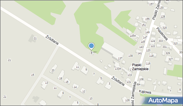 Siedlce, Źródlana, 6, mapa Siedlce