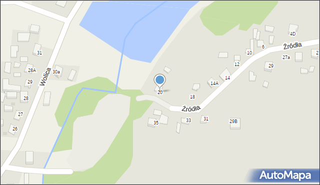 Stopnica, Źródła, 20, mapa Stopnica