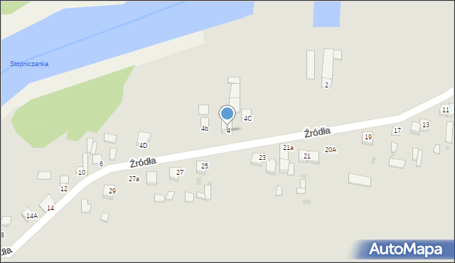 Stopnica, Źródła, 4, mapa Stopnica