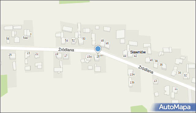 Toporowice, Źródlana, 15, mapa Toporowice