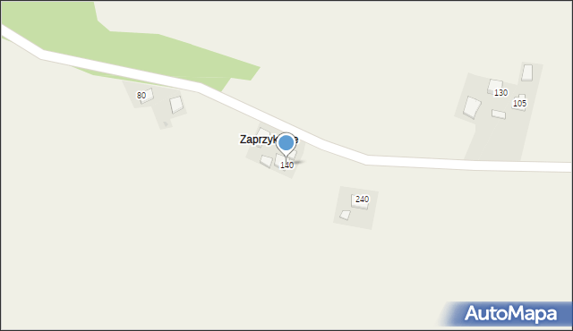 Zręczyce, Zręczyce, 140, mapa Zręczyce