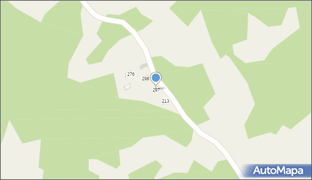 Zręczyce, Zręczyce, 297, mapa Zręczyce