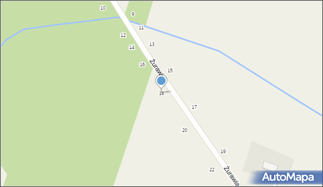 Dobrzenica, Żurawia, 18, mapa Dobrzenica