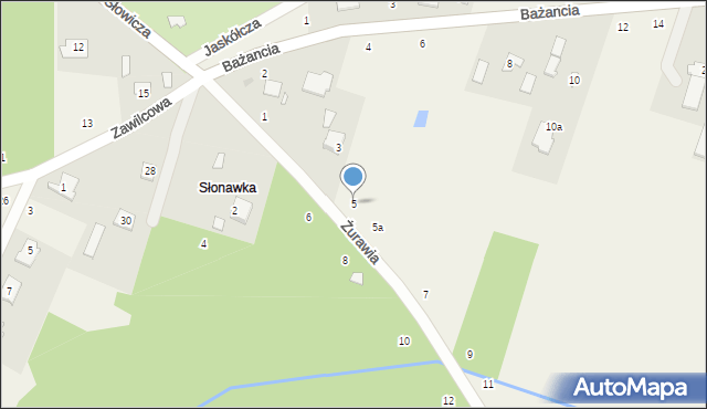 Dobrzenica, Żurawia, 5, mapa Dobrzenica