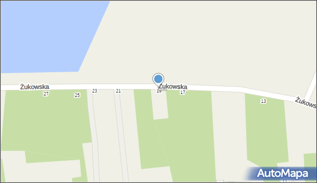 Grabce-Towarzystwo, Żukowska, 19, mapa Grabce-Towarzystwo