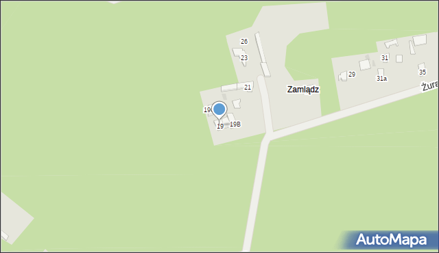 Otwock, Żurawia, 19, mapa Otwock