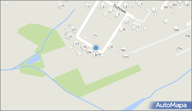 Pszów, Żużlowa, 9f, mapa Pszów