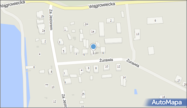 Rogoźno, Żurawia, 7, mapa Rogoźno