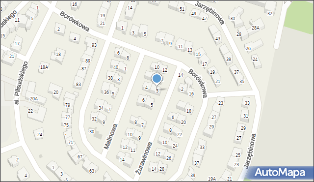 Rotmanka, Żurawinowa, 3, mapa Rotmanka