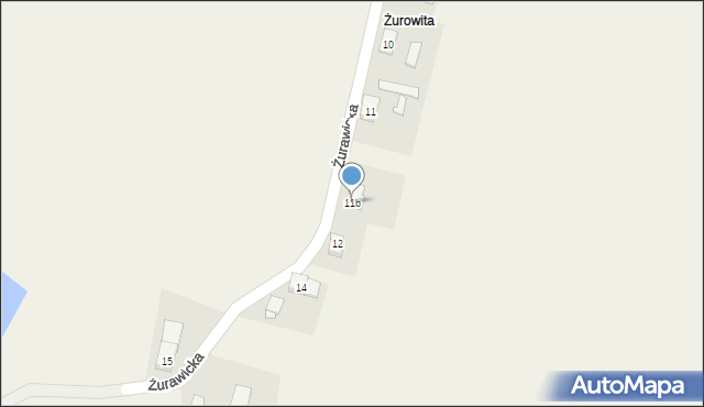 Rybno Wielkie, Żurawicka, 11b, mapa Rybno Wielkie