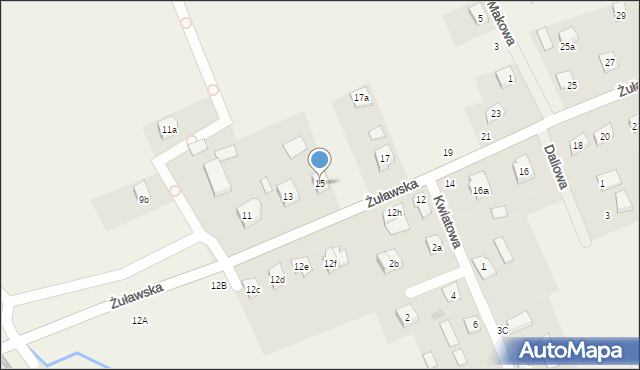 Skowarcz, Żuławska, 15, mapa Skowarcz