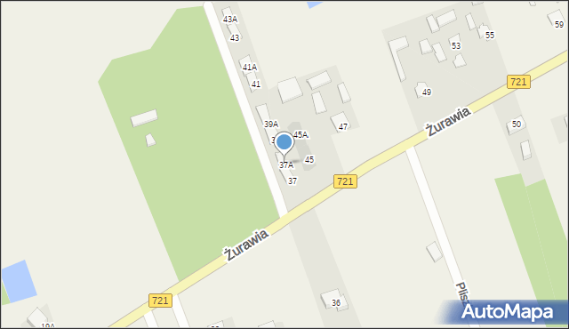 Stefanówka, Żurawia, 37A, mapa Stefanówka