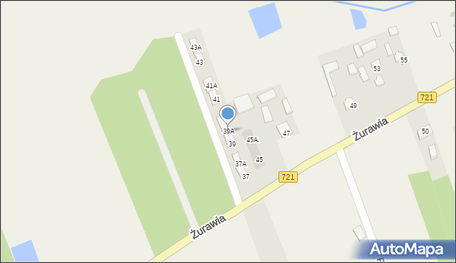 Stefanówka, Żurawia, 39A, mapa Stefanówka