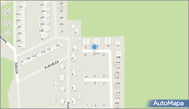 Szczecinek, Żurawia, 27, mapa Szczecinek