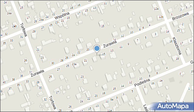 Zduńska Wola, Żurawia, 17/19, mapa Zduńska Wola