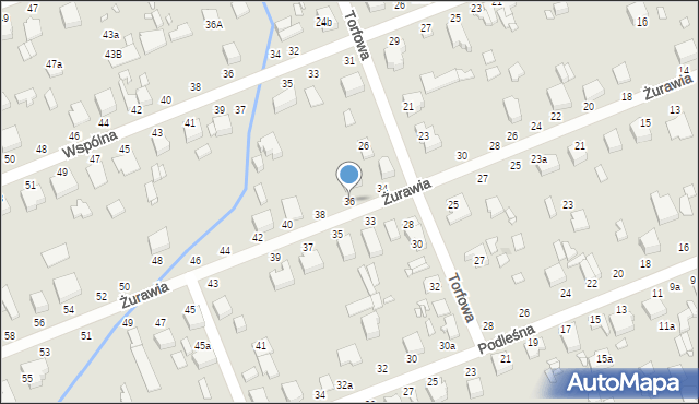 Zduńska Wola, Żurawia, 36, mapa Zduńska Wola