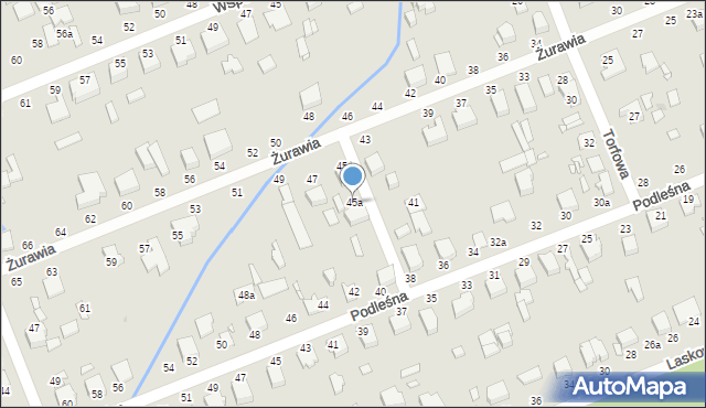 Zduńska Wola, Żurawia, 45a, mapa Zduńska Wola