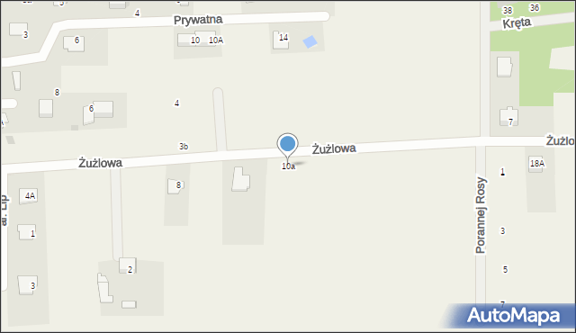 Żelechów, Żużlowa, 10a, mapa Żelechów