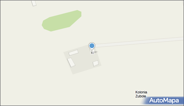 Zubole, Zubole, 81, mapa Zubole