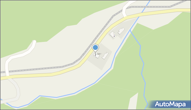 Żubracze, Żubracze, 2, mapa Żubracze