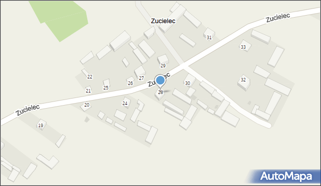 Zucielec, Zucielec, 28, mapa Zucielec