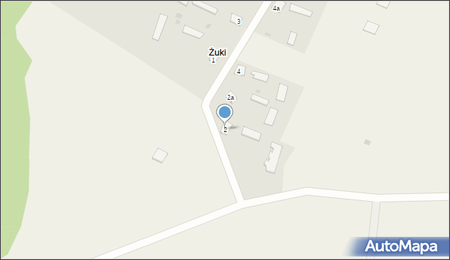 Żuki, Żuki, 2, mapa Żuki