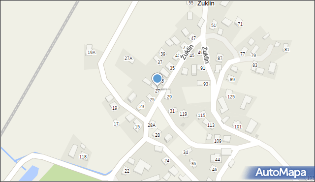 Żuklin, Żuklin, 27, mapa Żuklin