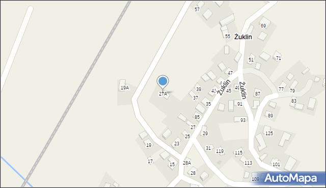 Żuklin, Żuklin, 27A, mapa Żuklin