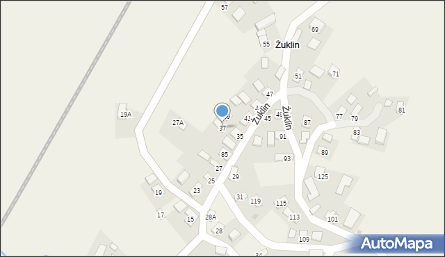 Żuklin, Żuklin, 37, mapa Żuklin