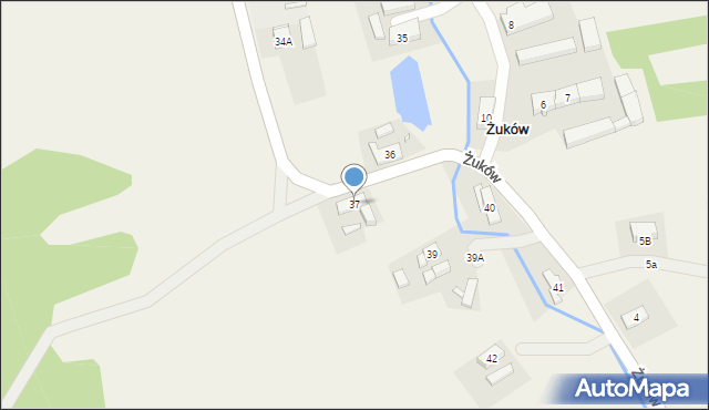 Żuków, Żuków, 38, mapa Żuków