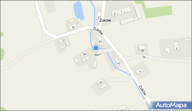 Żuków, Żuków, 39A, mapa Żuków