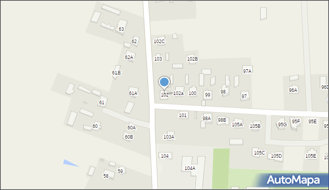 Żuków, Żuków, 102, mapa Żuków