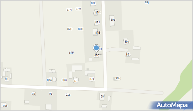 Żuków, Żuków, 87C, mapa Żuków