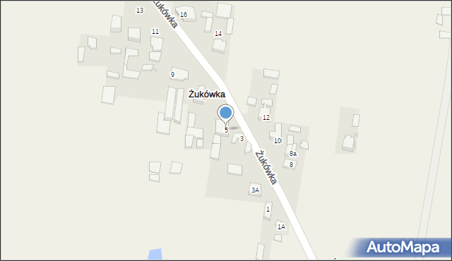 Żukówka, Żukówka, 5, mapa Żukówka