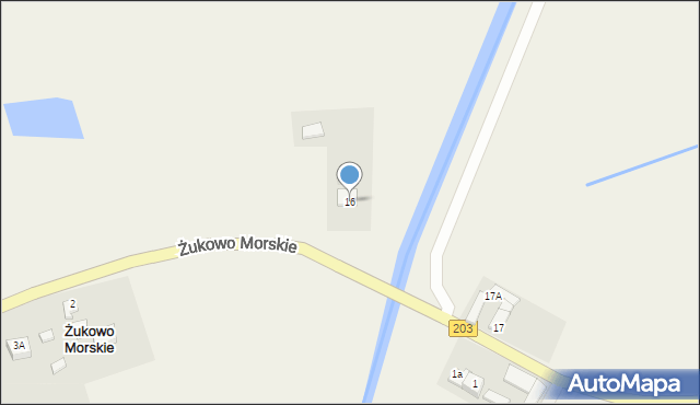 Żukowo Morskie, Żukowo Morskie, 16, mapa Żukowo Morskie